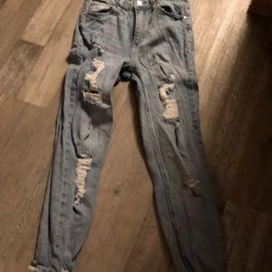 Light wash jean